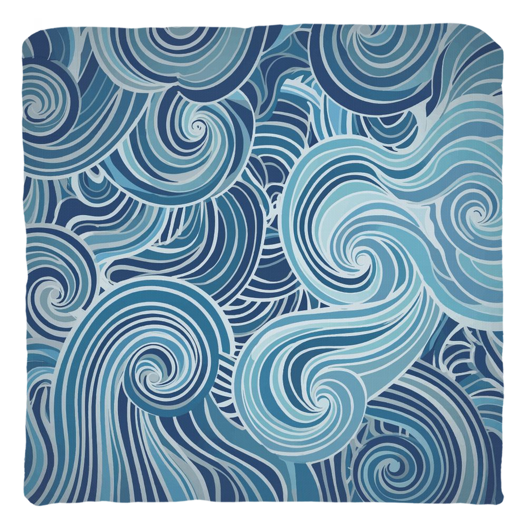 Blue Mayan Throw Pillows