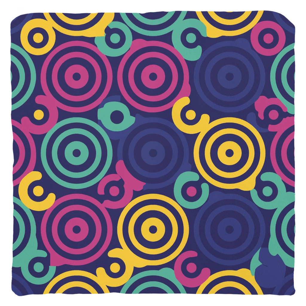 80 Circles Throw Pillows