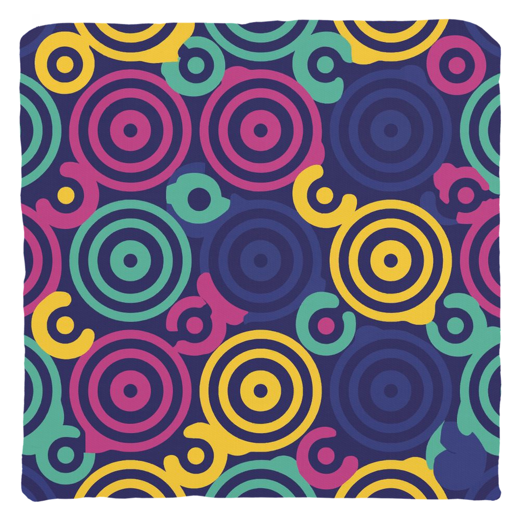 80 Circles Throw Pillows