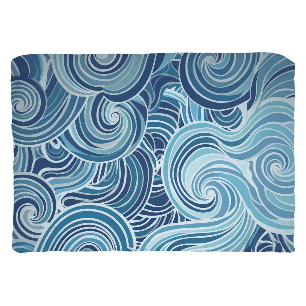 Blue Mayan Throw Pillows
