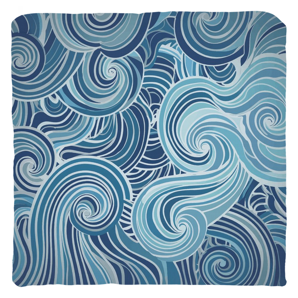 Blue Mayan Throw Pillows
