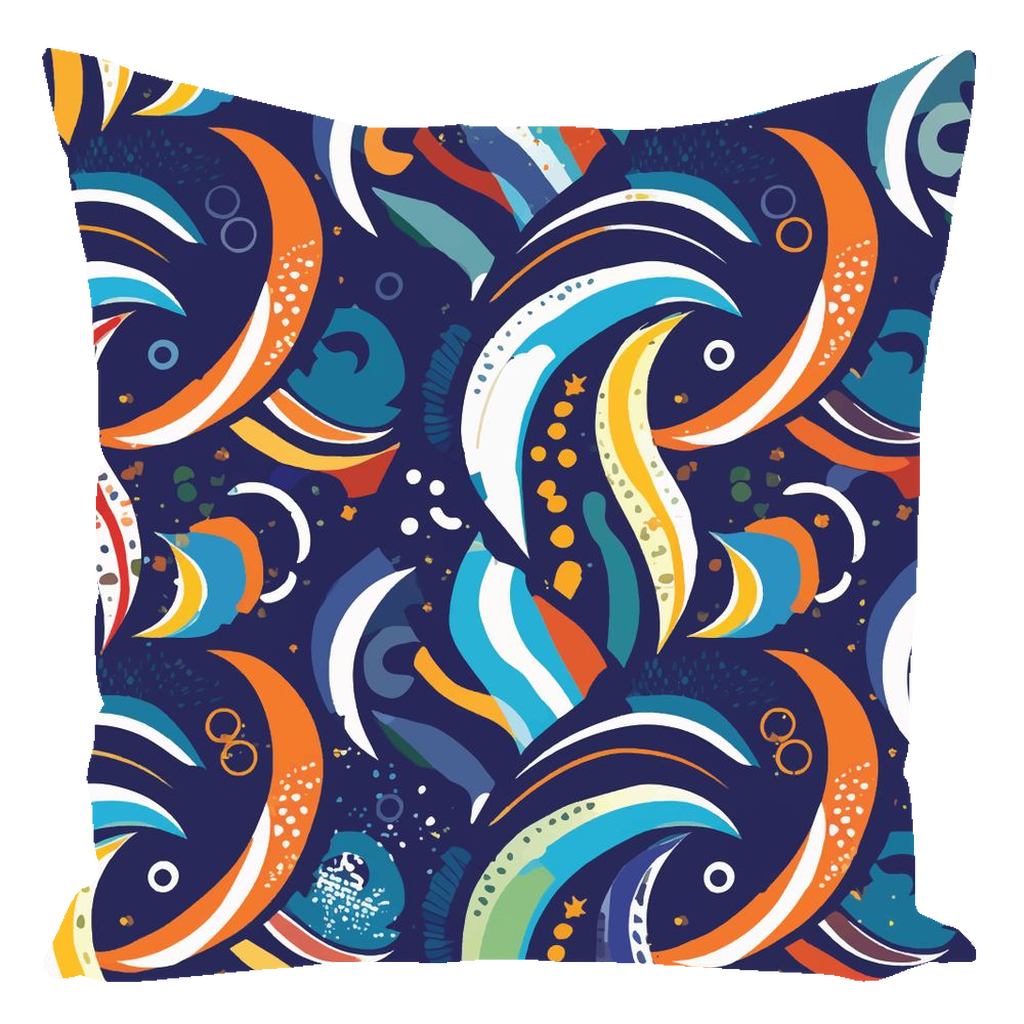 Artzy Colors Throw Pillows