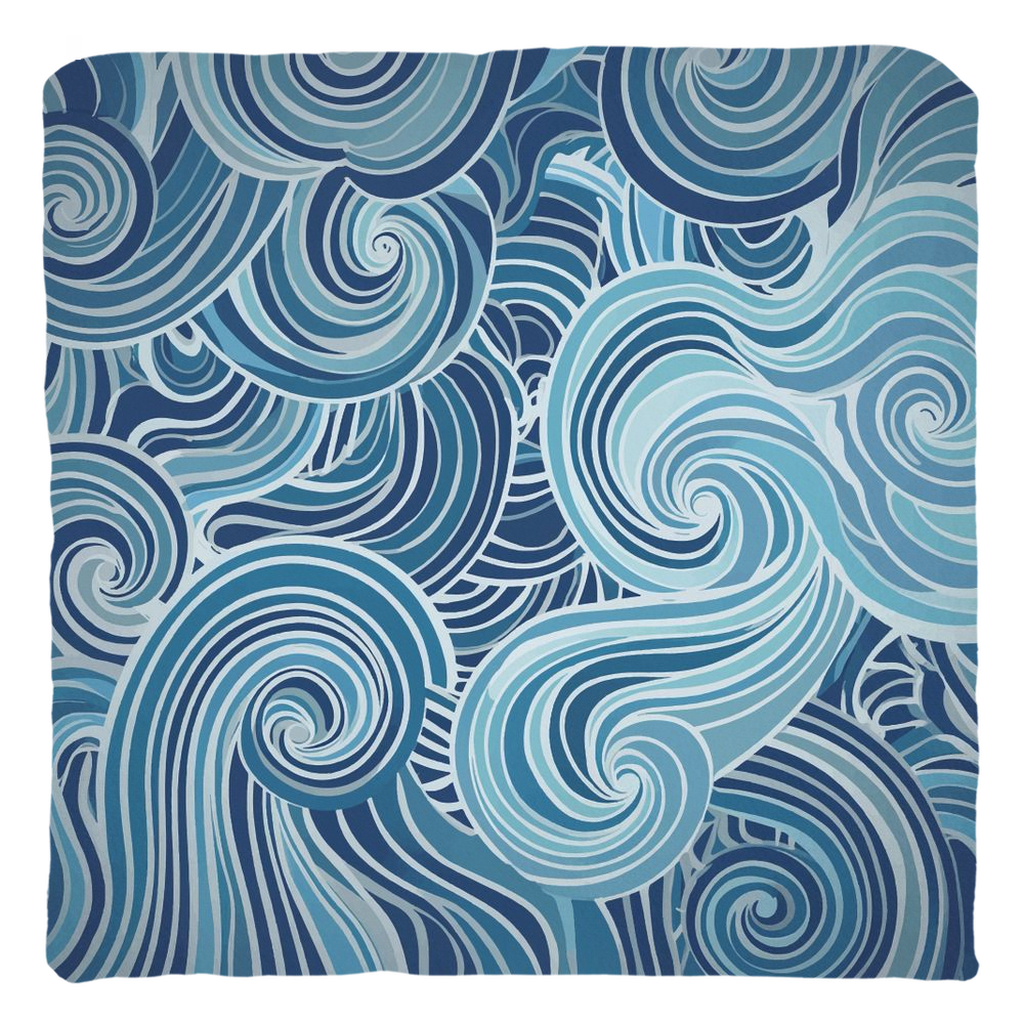 Blue Mayan Throw Pillows