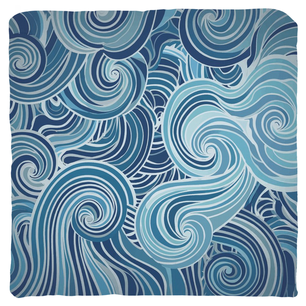 Blue Mayan Throw Pillows