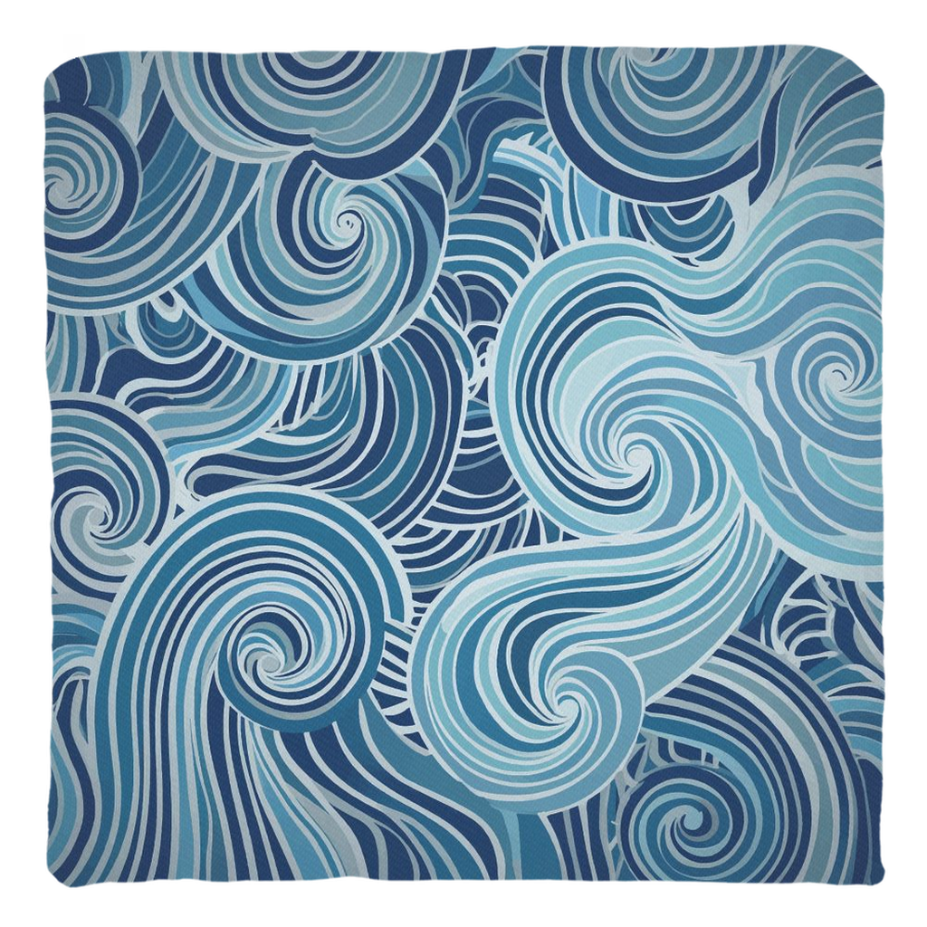Blue Mayan Throw Pillows