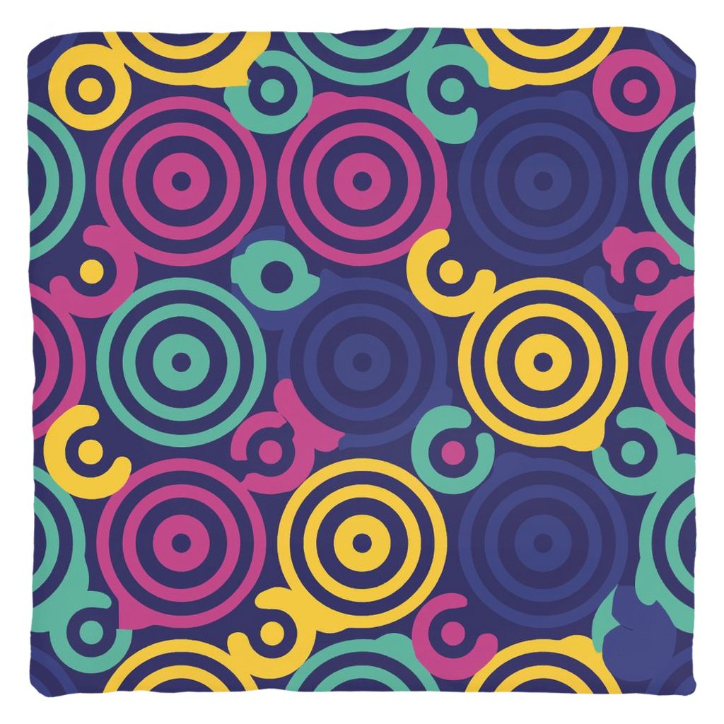 80 Circles Throw Pillows