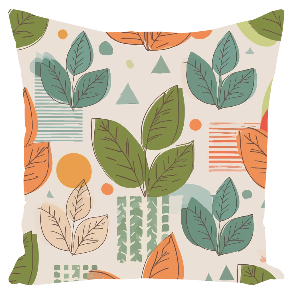 Leaves Throw Pillows
