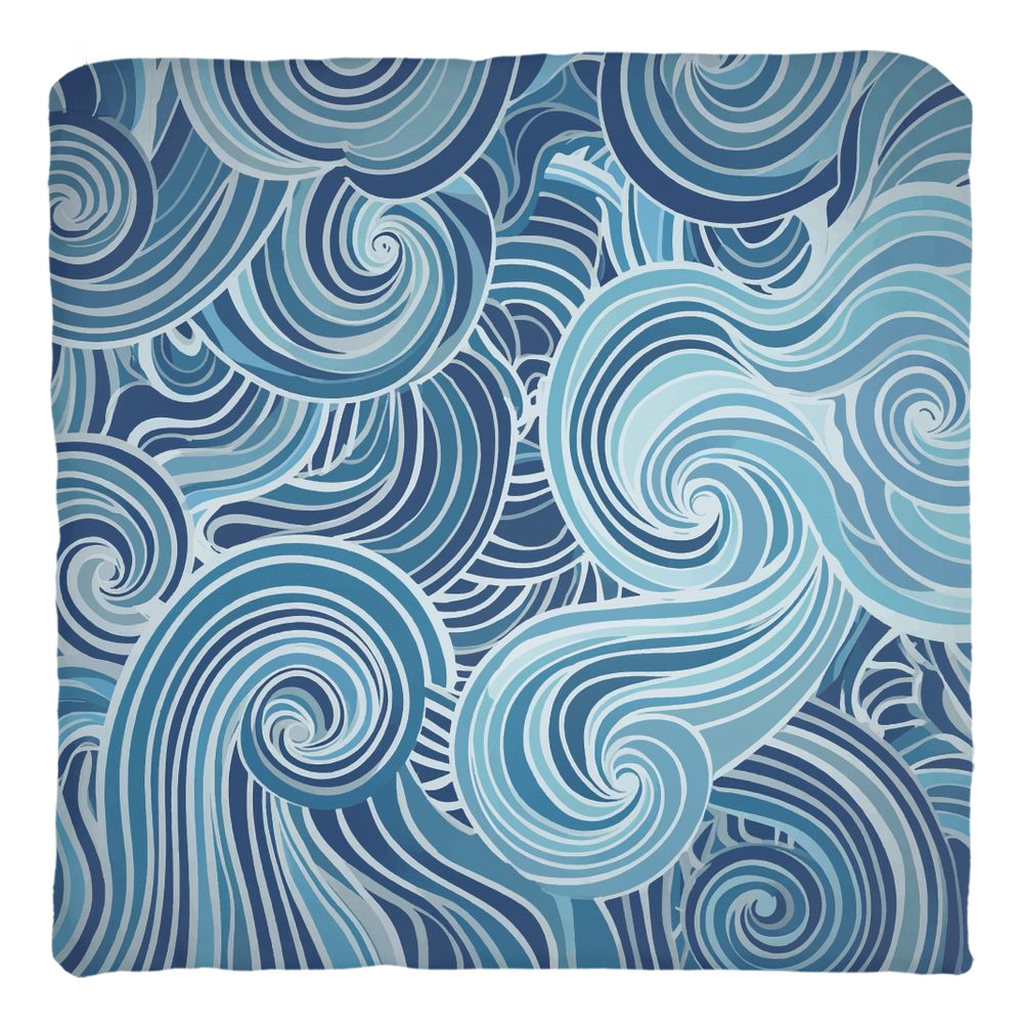 Blue Mayan Throw Pillows