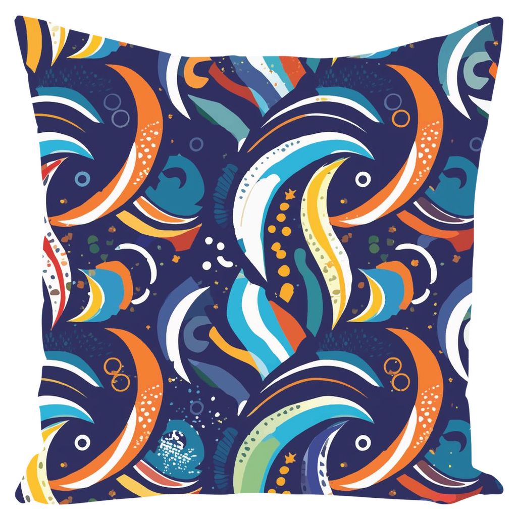 Artzy Colors Throw Pillows