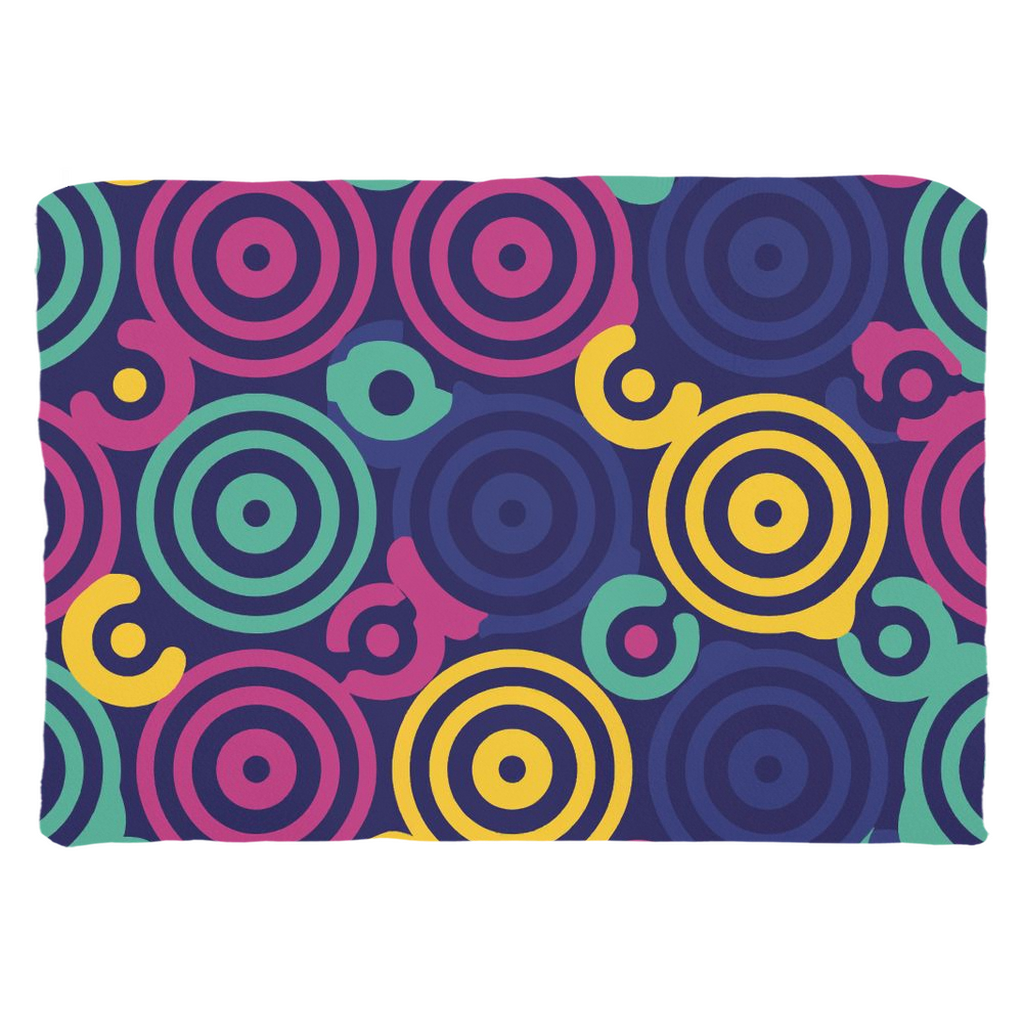 80 Circles Throw Pillows