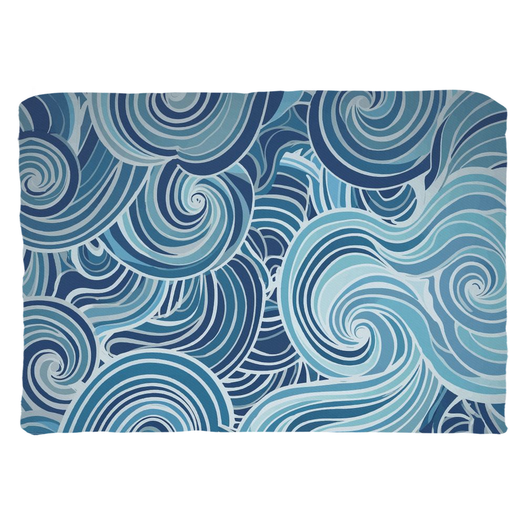 Blue Mayan Throw Pillows