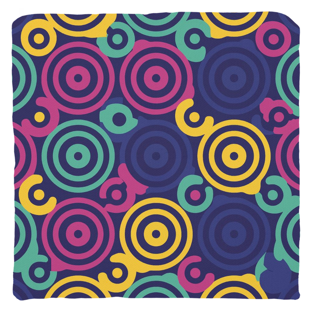 80 Circles Throw Pillows