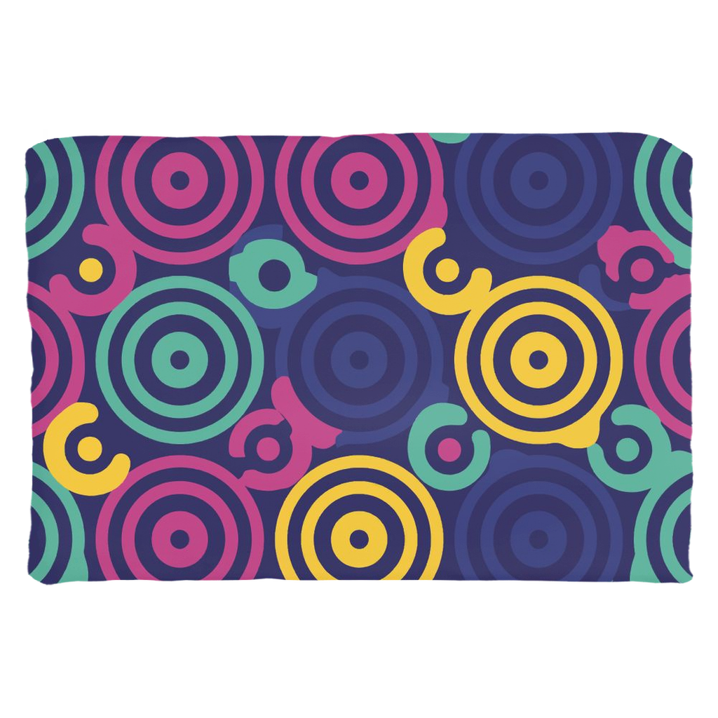 80 Circles Throw Pillows