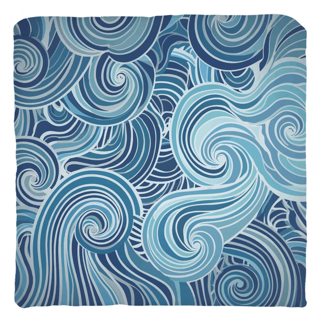 Blue Mayan Throw Pillows