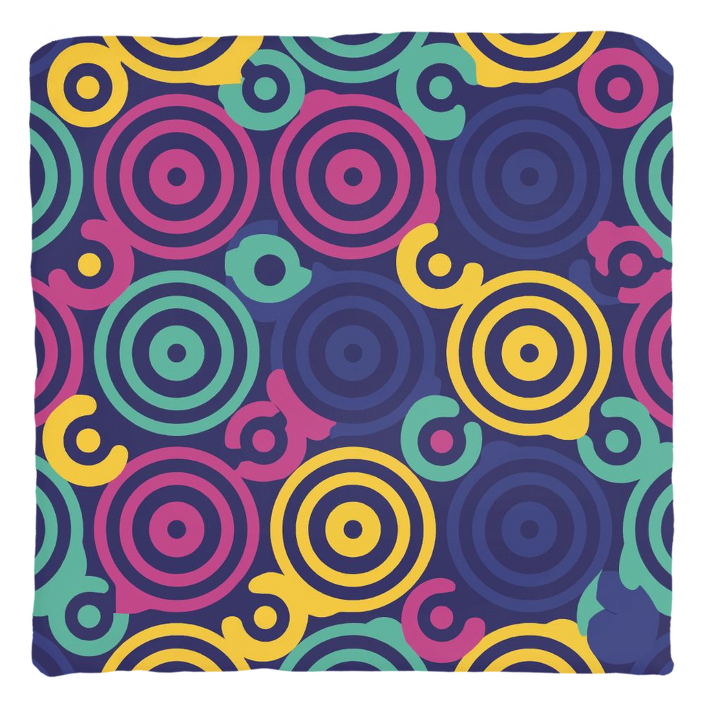 80 Circles Throw Pillows