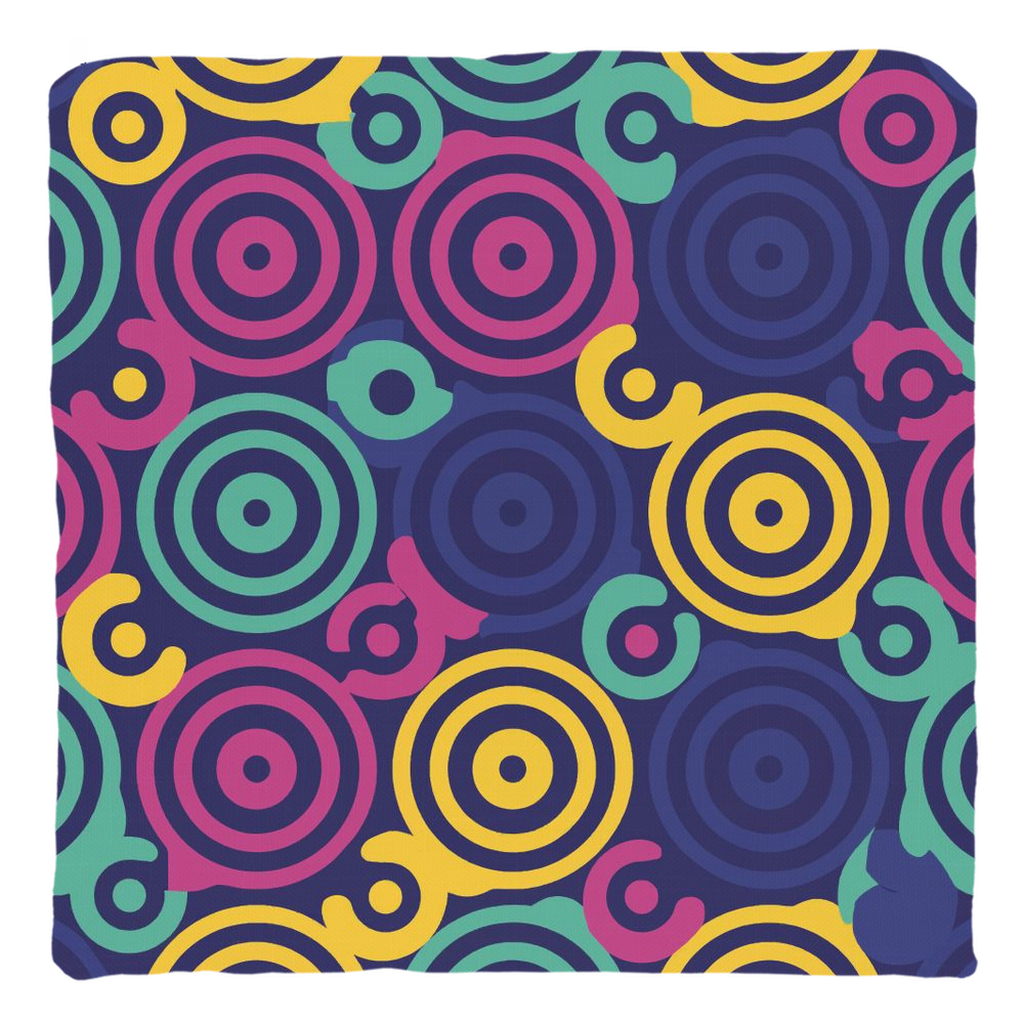 80 Circles Throw Pillows