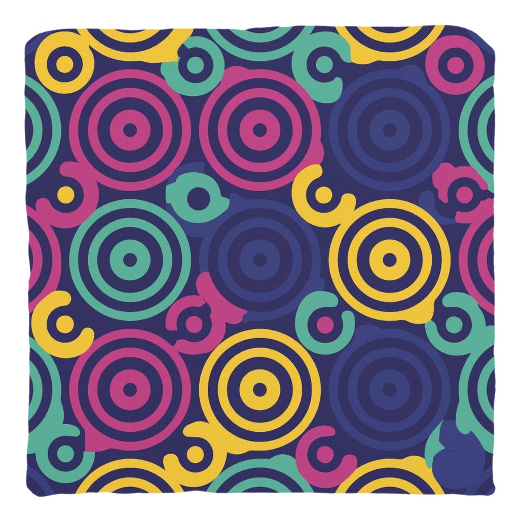 80 Circles Throw Pillows