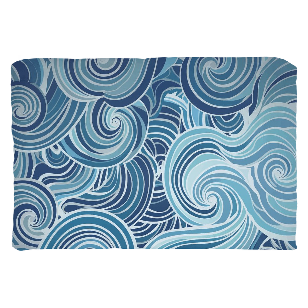 Blue Mayan Throw Pillows