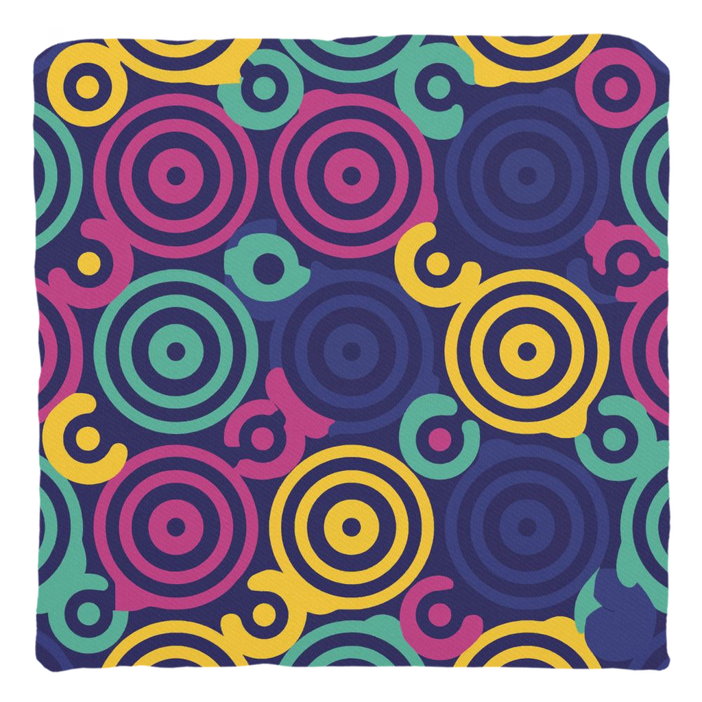 80 Circles Throw Pillows