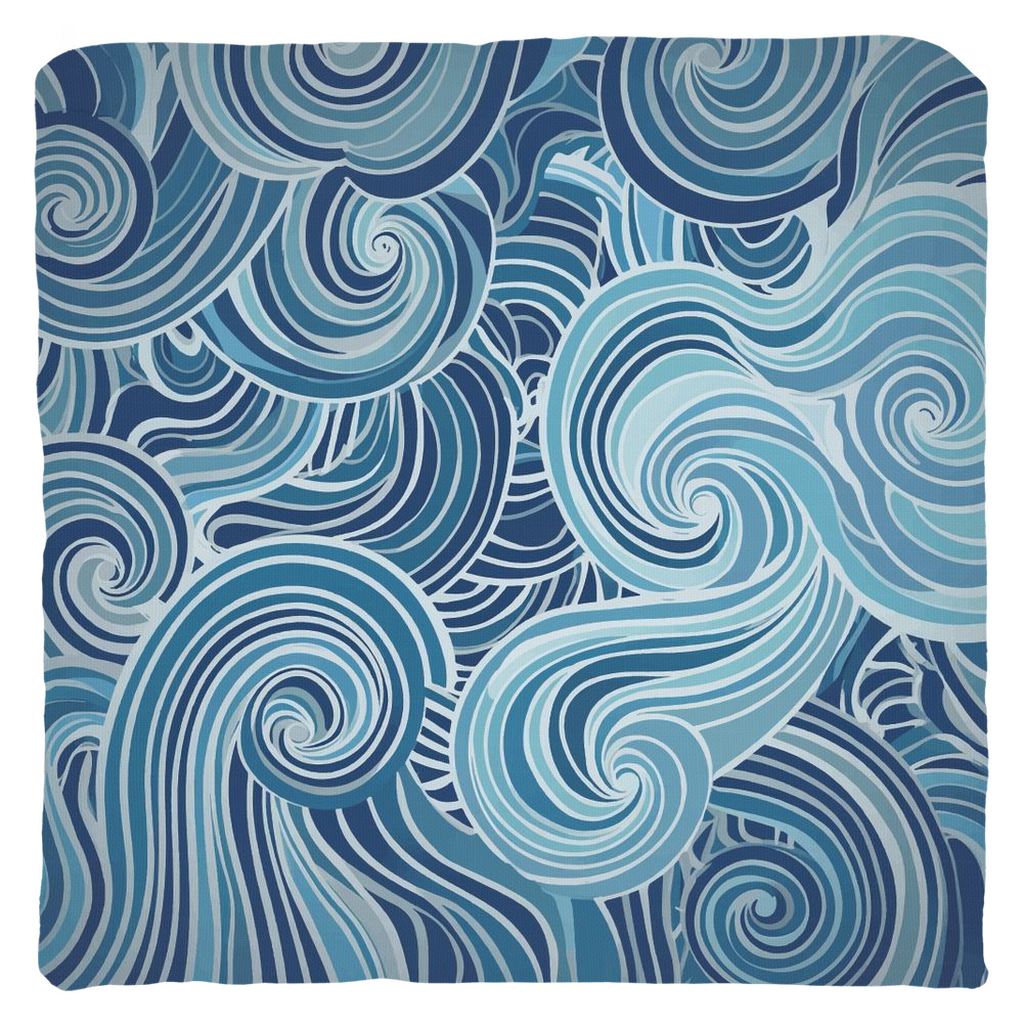 Blue Mayan Throw Pillows