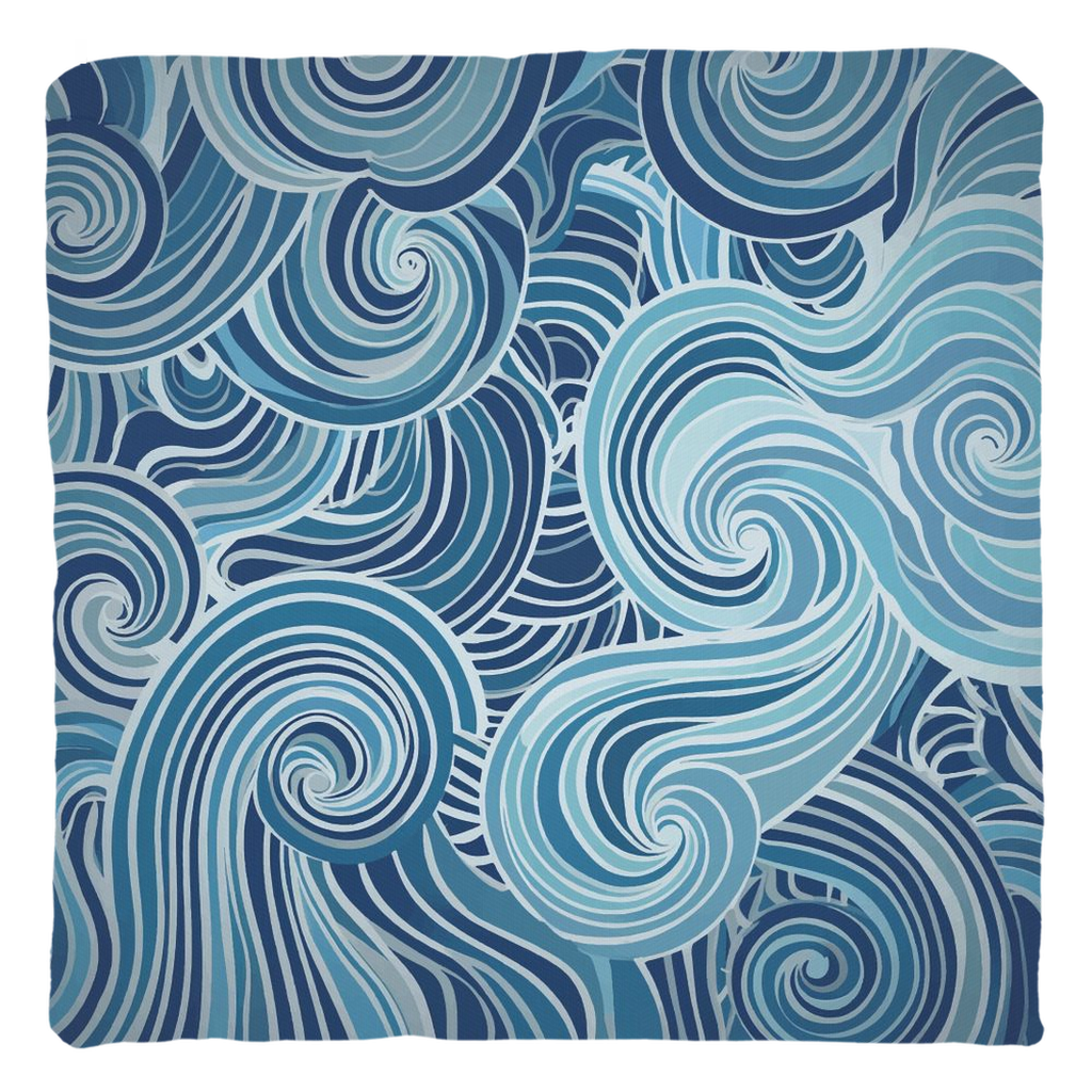 Blue Mayan Throw Pillows