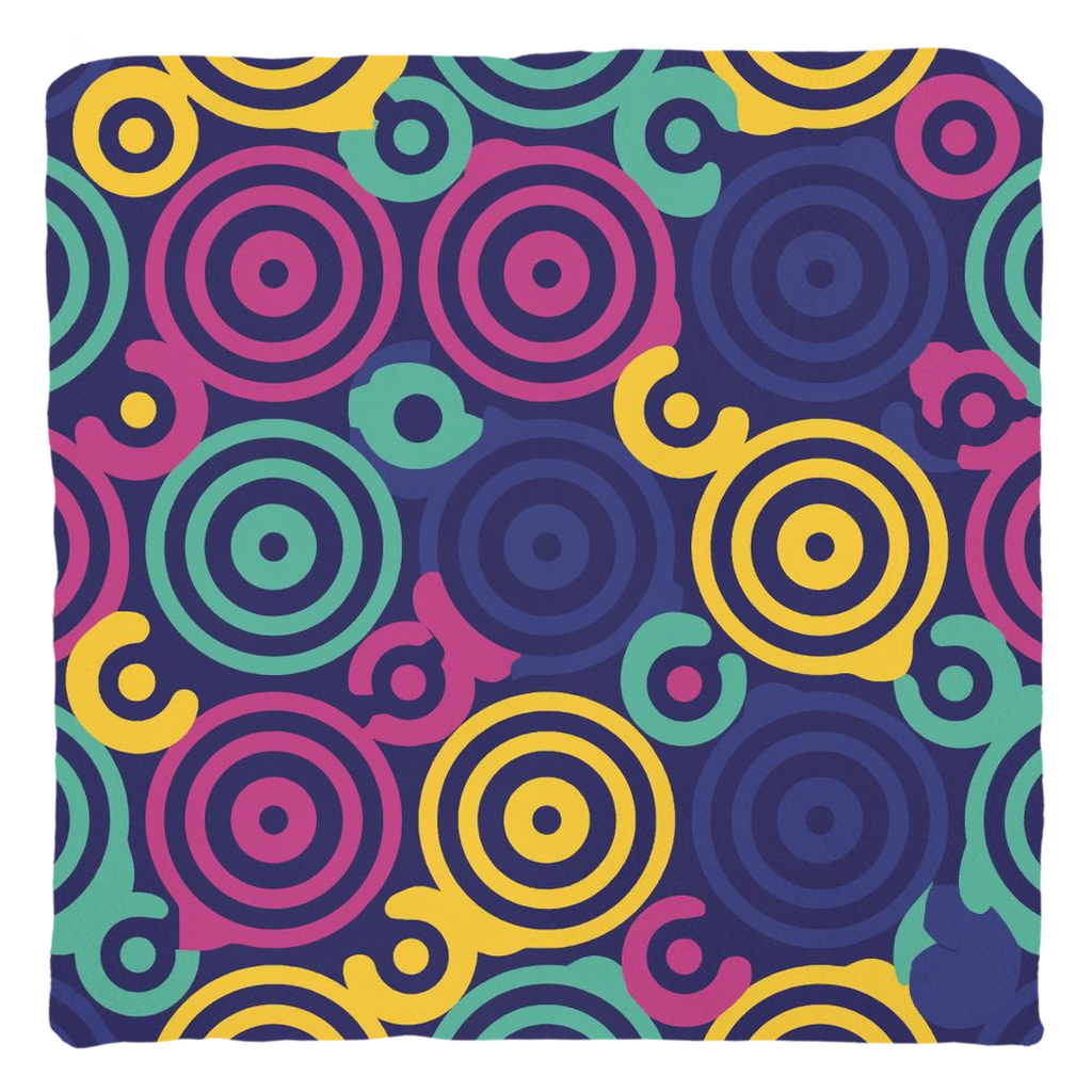 80 Circles Throw Pillows