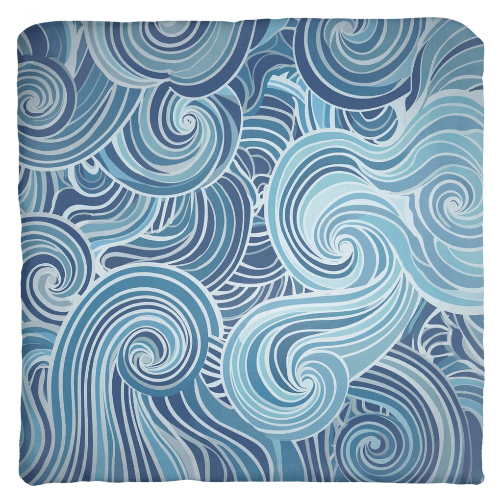 Blue Mayan Throw Pillows