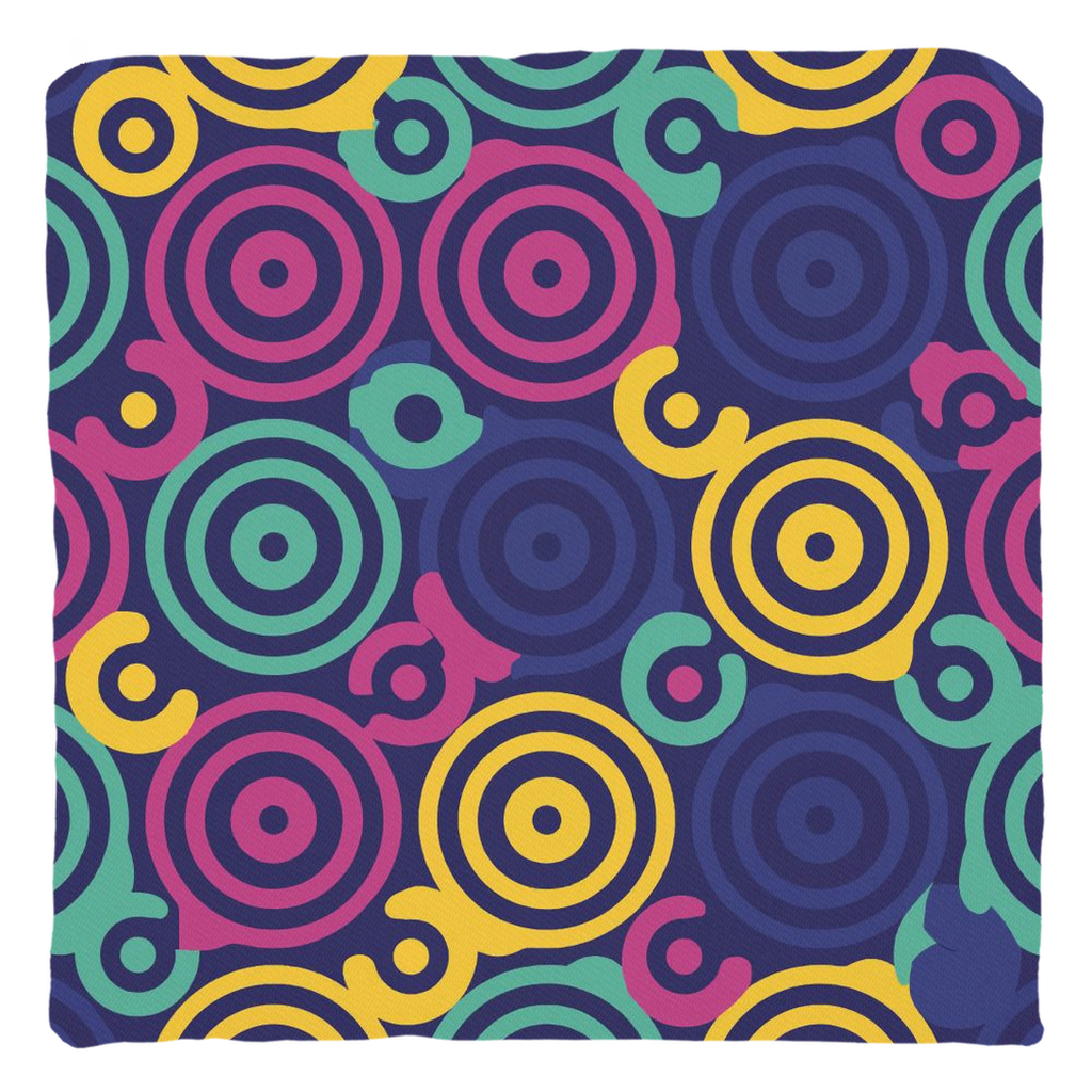 80 Circles Throw Pillows
