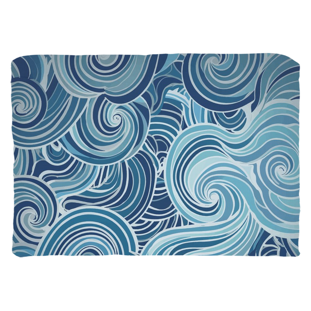 Blue Mayan Throw Pillows