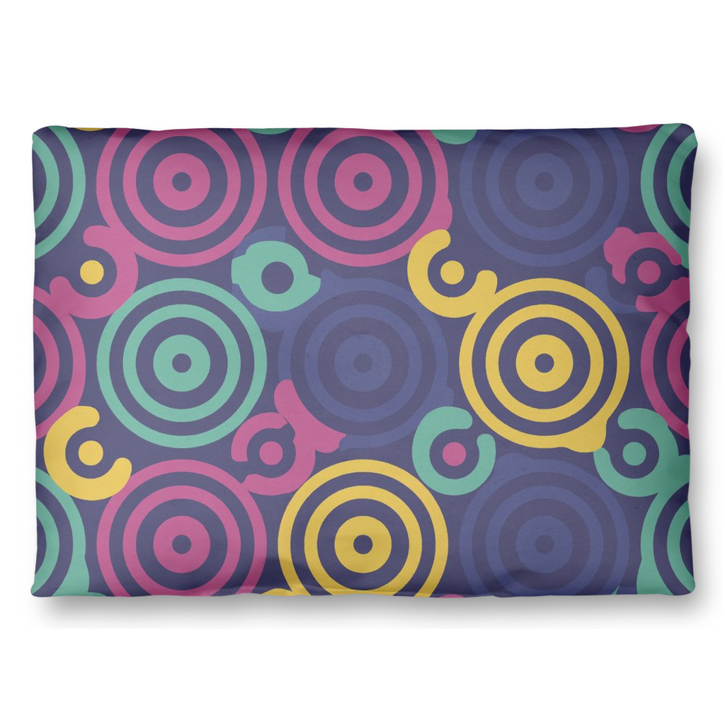 80 Circles Throw Pillows