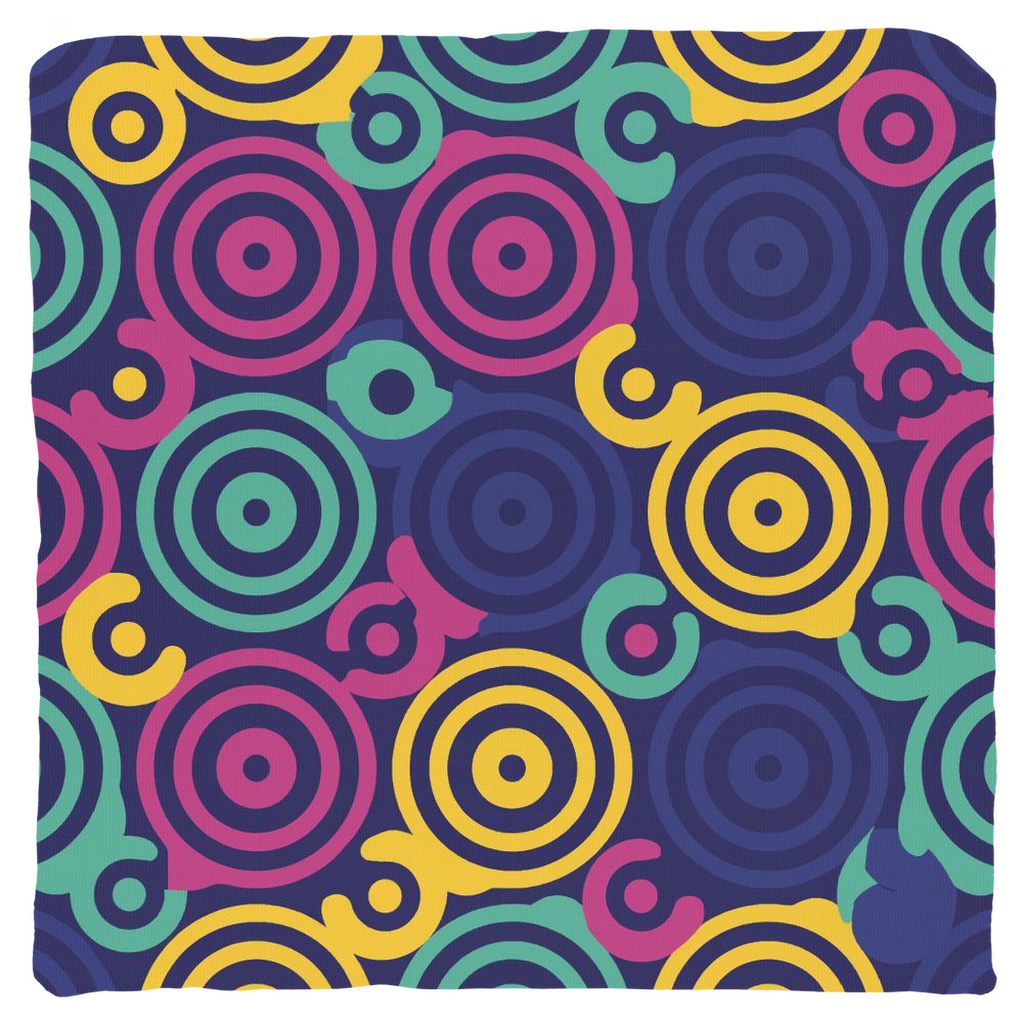 80 Circles Throw Pillows