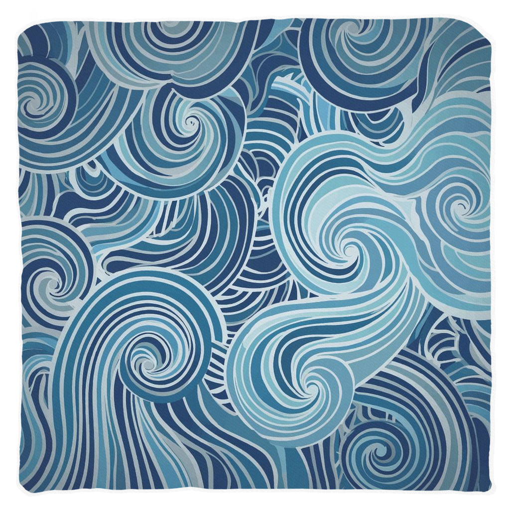 Blue Mayan Throw Pillows