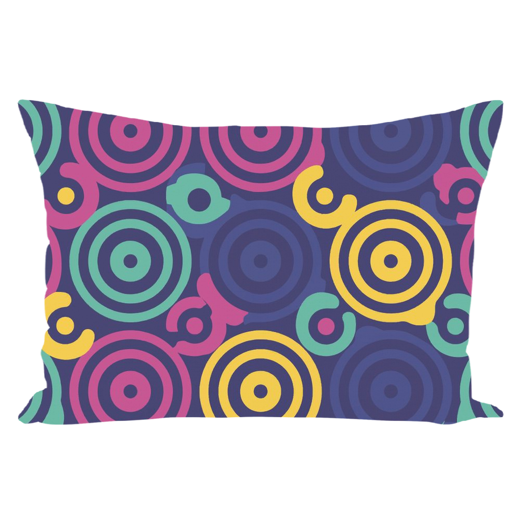 80 Circles Throw Pillows
