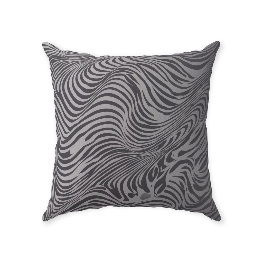Black Zebra Throw Pillows