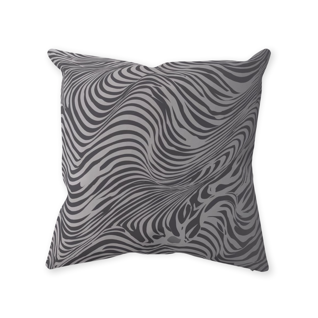 Black Zebra Throw Pillows