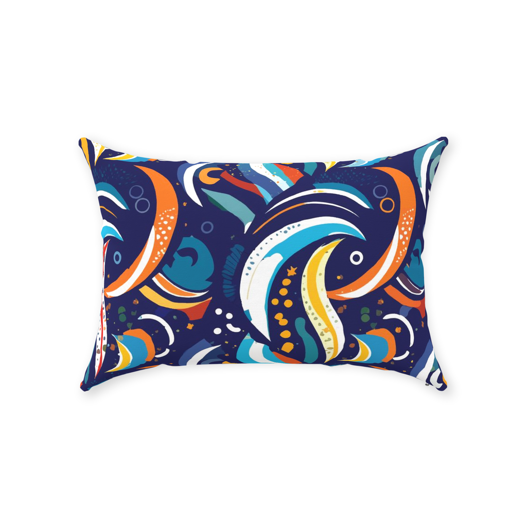 Artzy Colors Throw Pillows