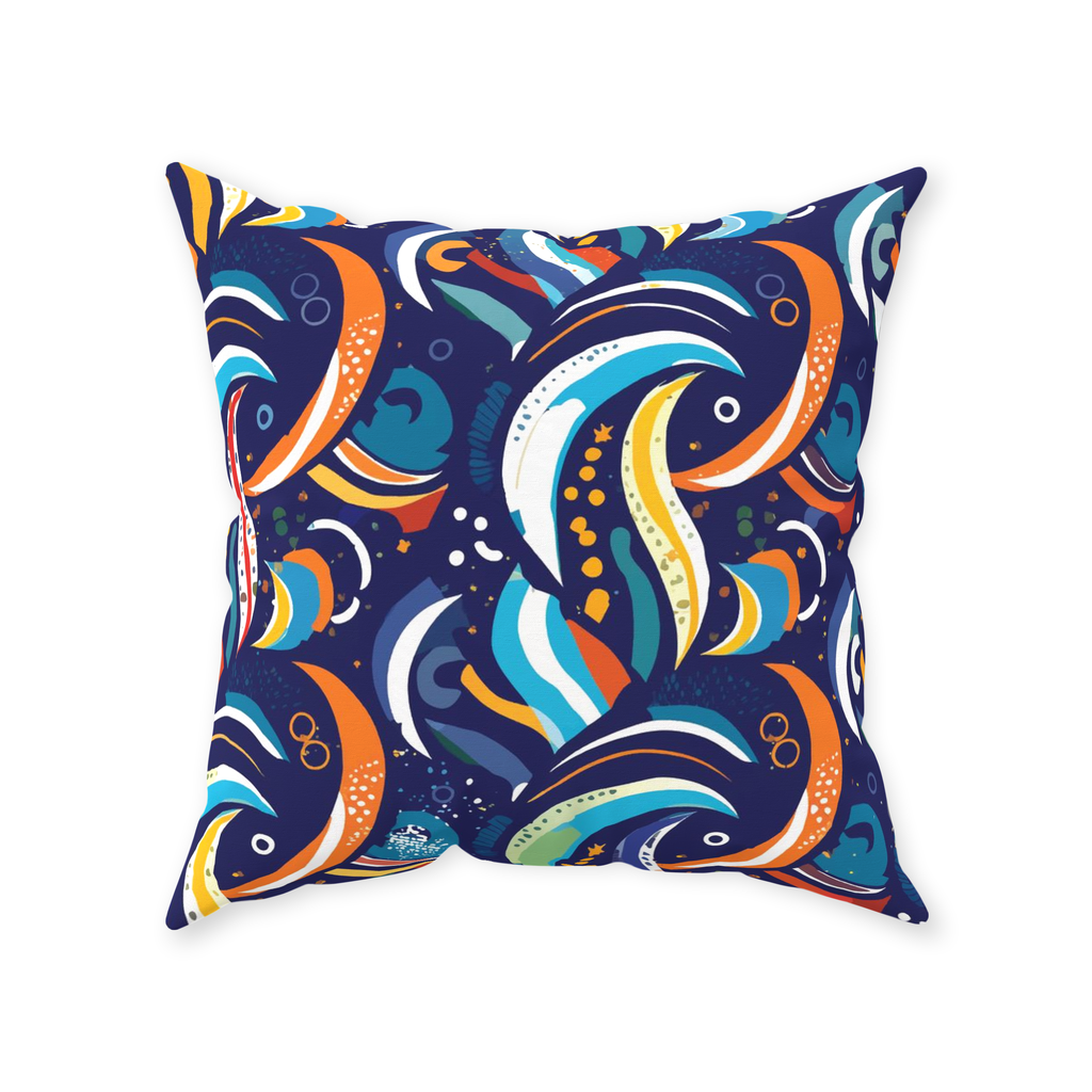Artzy Colors Throw Pillows