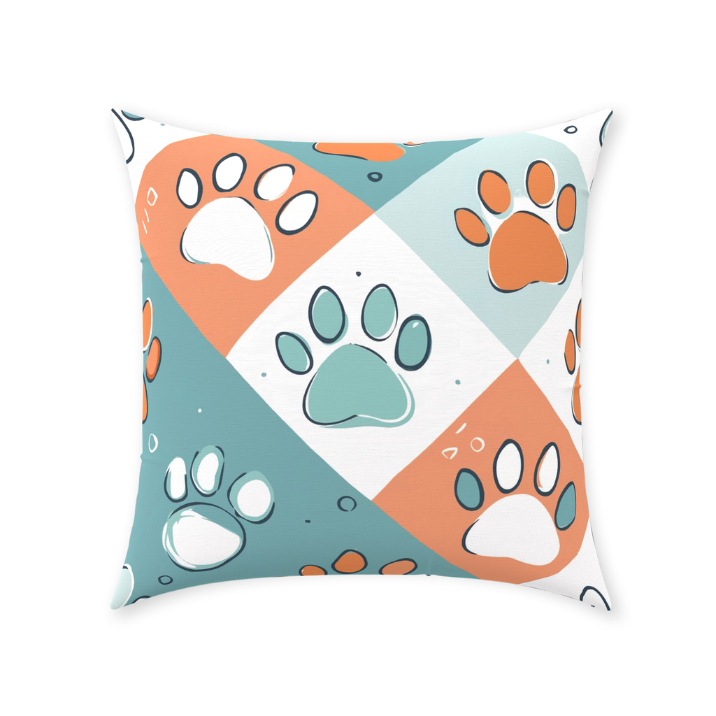 Paws Throw Pillows