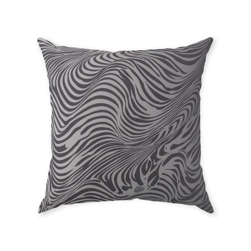 Black Zebra Throw Pillows