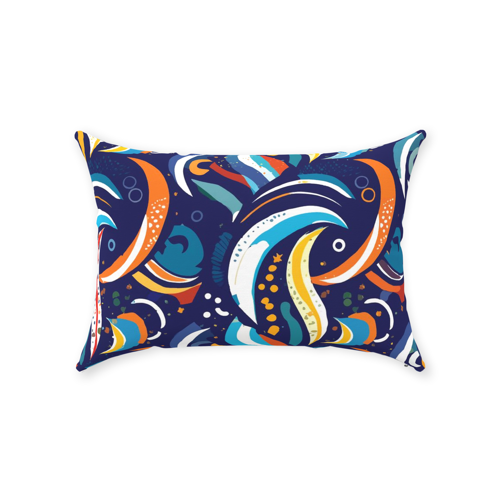 Artzy Colors Throw Pillows