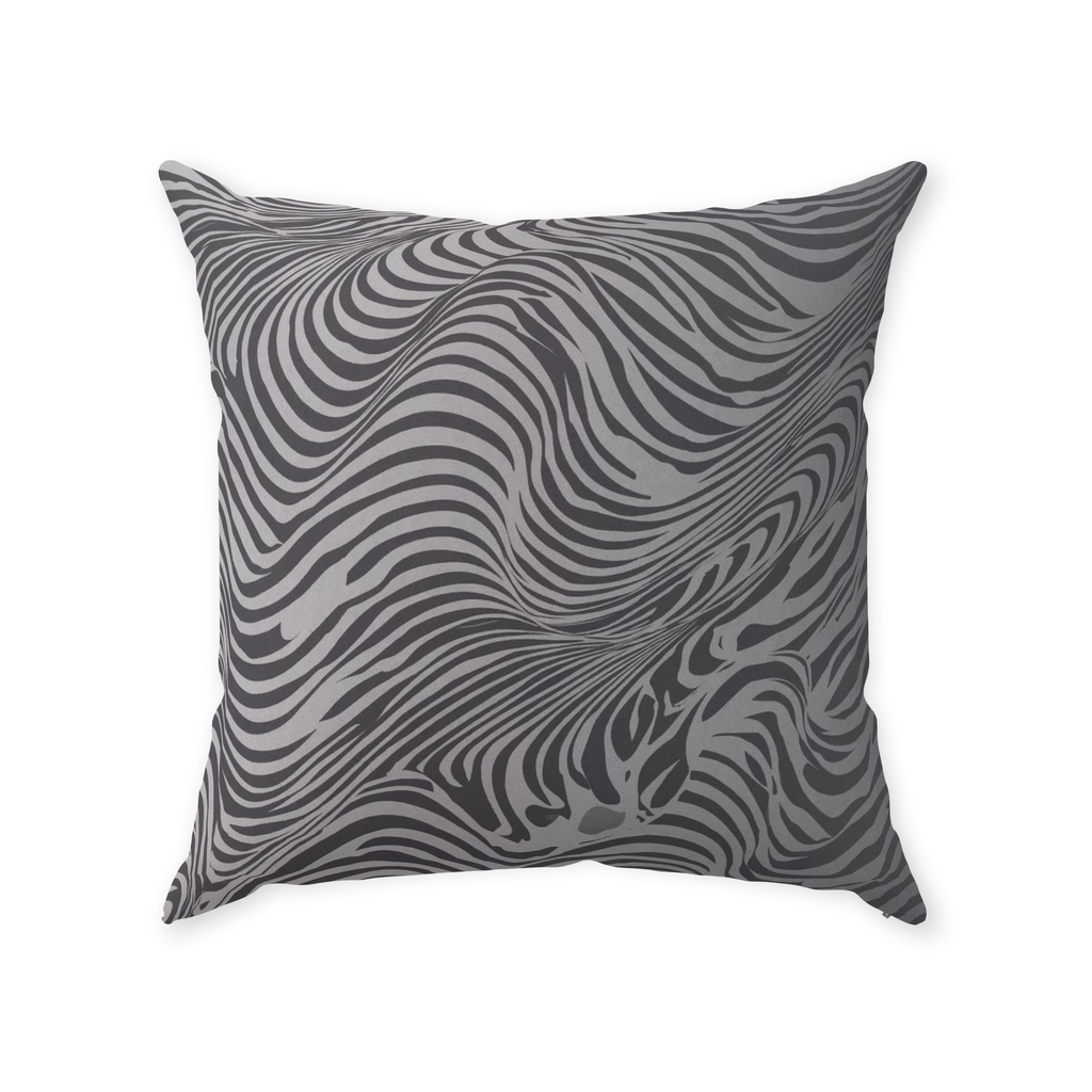 Black Zebra Throw Pillows