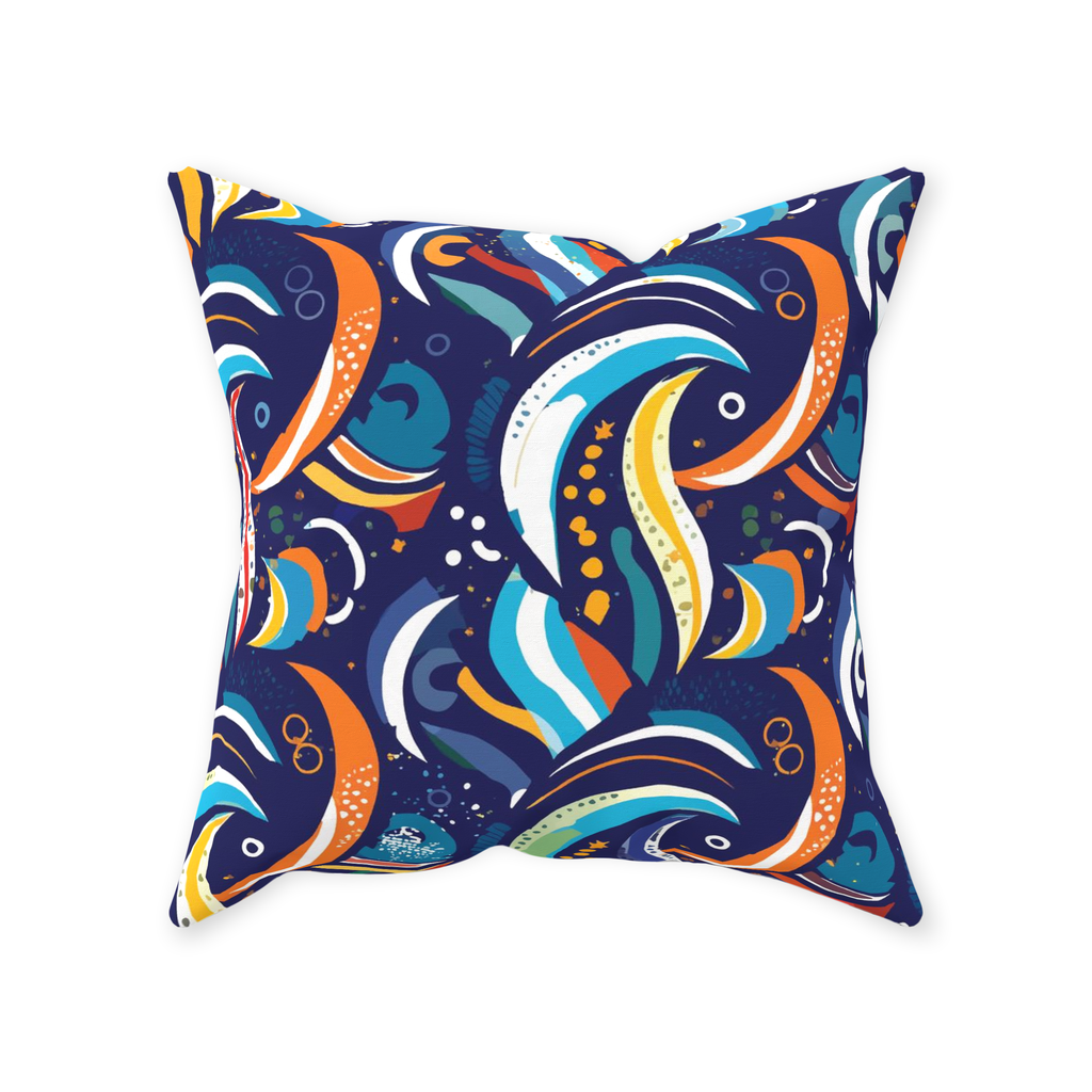 Artzy Colors Throw Pillows