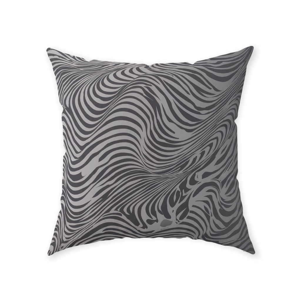 Black Zebra Throw Pillows