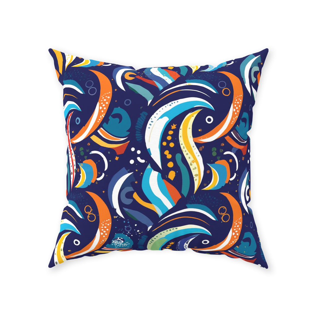 Artzy Colors Throw Pillows