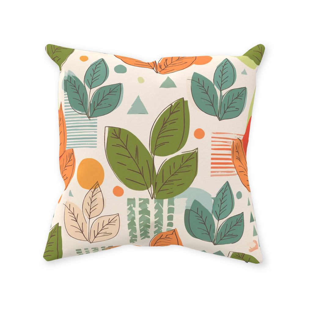 Leaves Throw Pillows