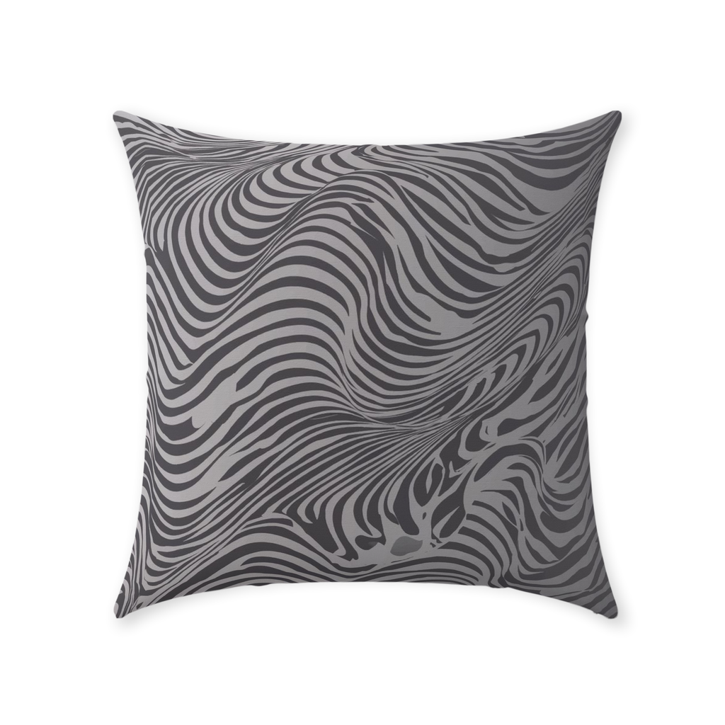 Black Zebra Throw Pillows