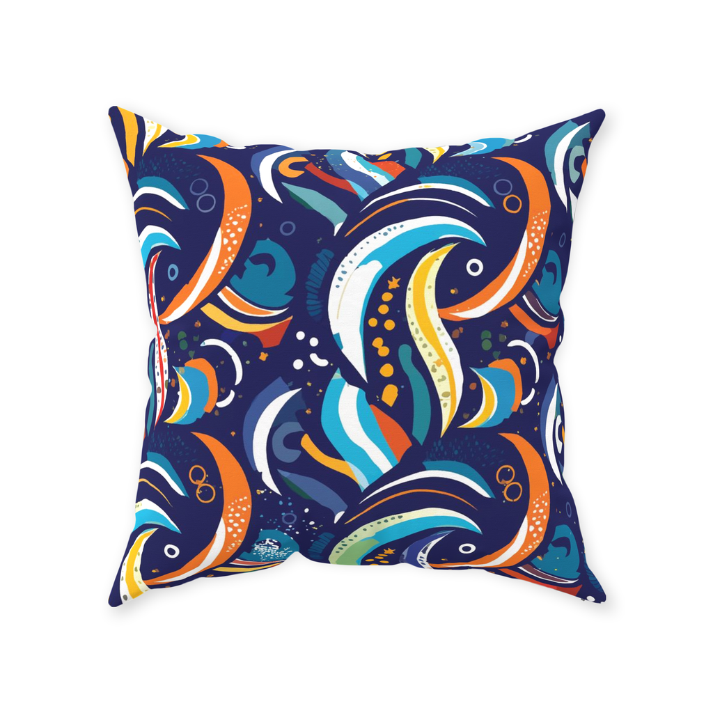 Artzy Colors Throw Pillows