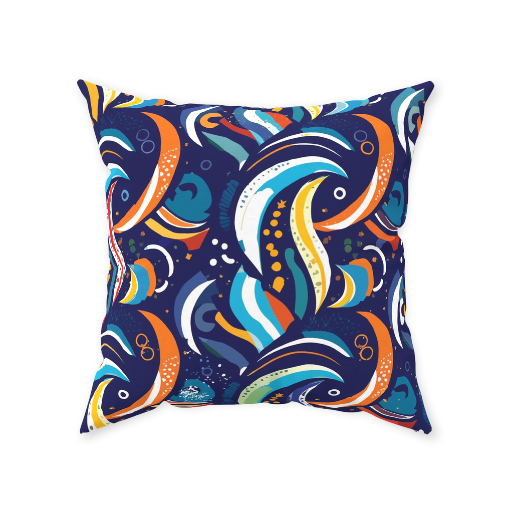 Artzy Colors Throw Pillows