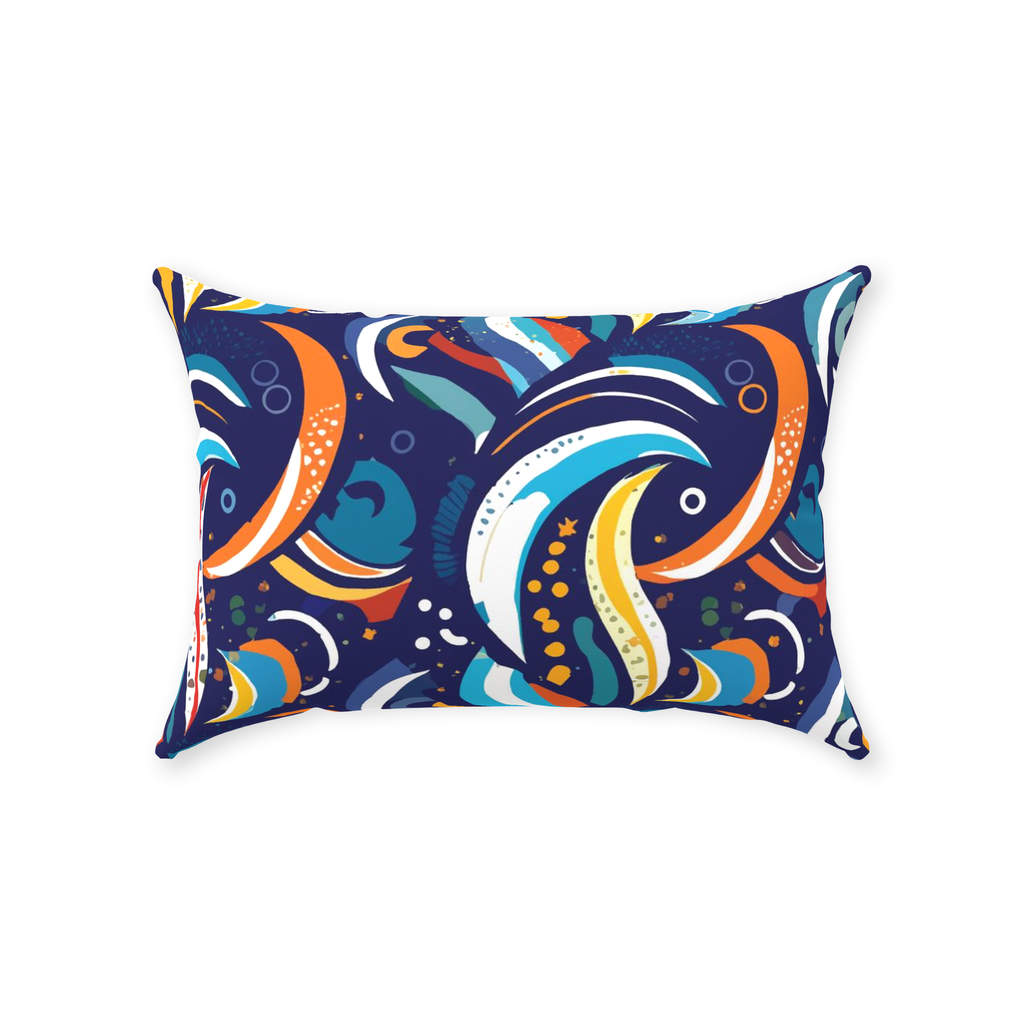 Artzy Colors Throw Pillows