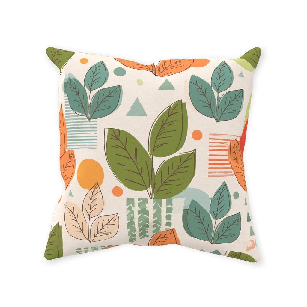 Leaves Throw Pillows